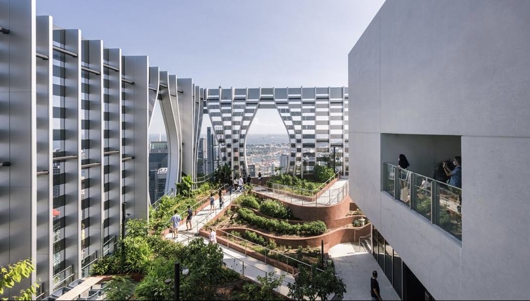 ‘Biophilic’ skyscraper bursting with 80,000 plants opens in Singapore