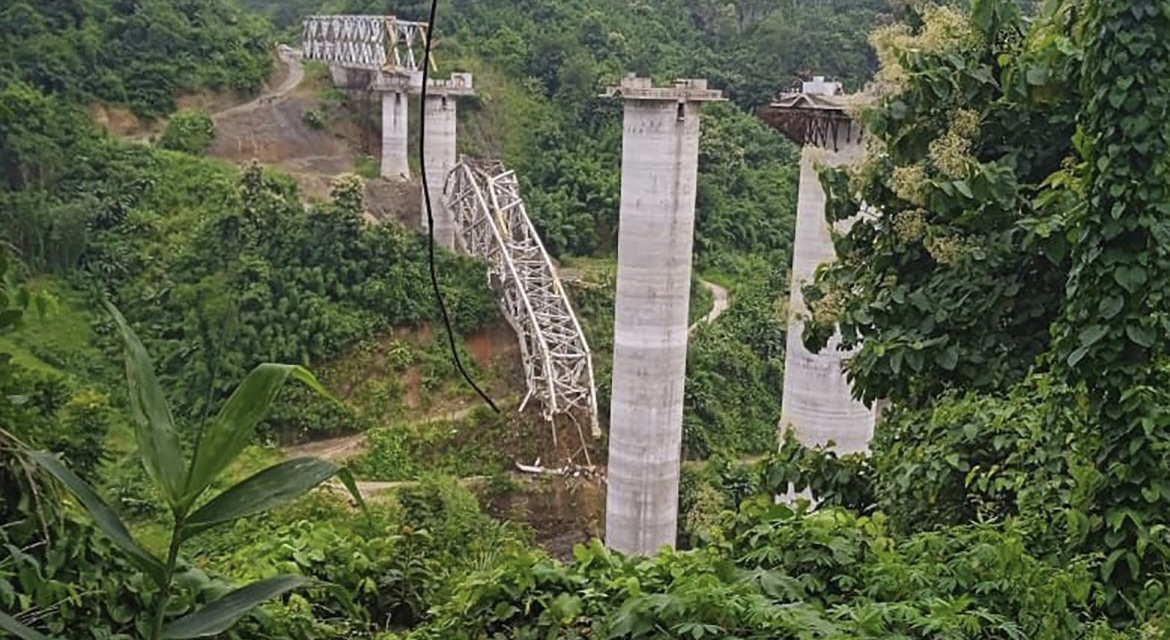 At least 17 killed as under construction bridge collapses in northeast India